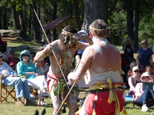 Dancing at Appin Massacre Memorial  